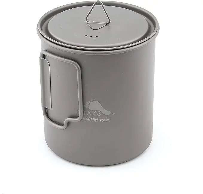 TheHikingTribe A1 Toaks Titanium 750ml Pot