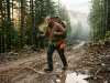 Steel Toe Hiking Boots Field-Tested for Trail Use Construction worker hiking a rocky logging trail in KEEN Utility steel toe boots at dawn
