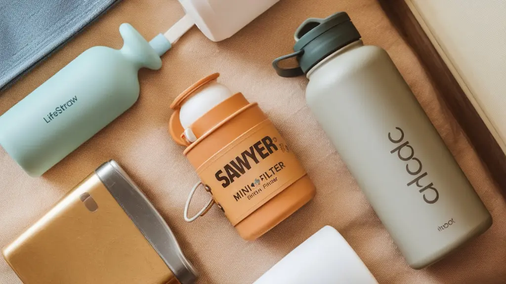 Top recommended water filter purifier camping products, including brands like LifeStraw, Sawyer, and Grayl for safe hydration.