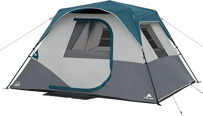 TheHikingTribe A3 Ozark Trail 6 Person Instant Cabin Tent
