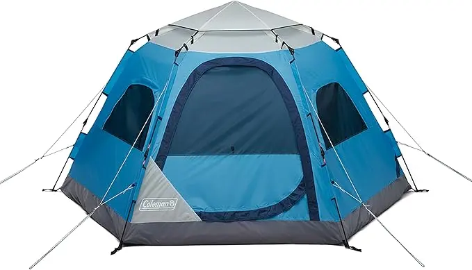 TheHikingTribe A6 Coleman 4 Person Camp Burst Pop Up Tent