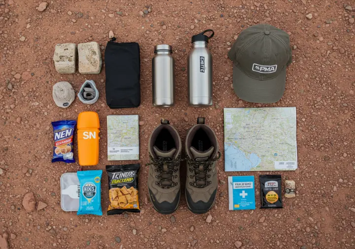 Preparing for a safe hike on the Bright Angel Trail