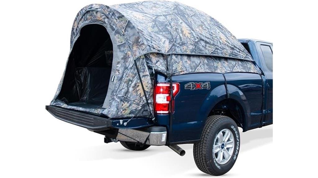 camo truck tent camping