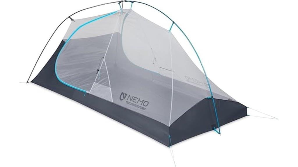 lightweight tent limited space