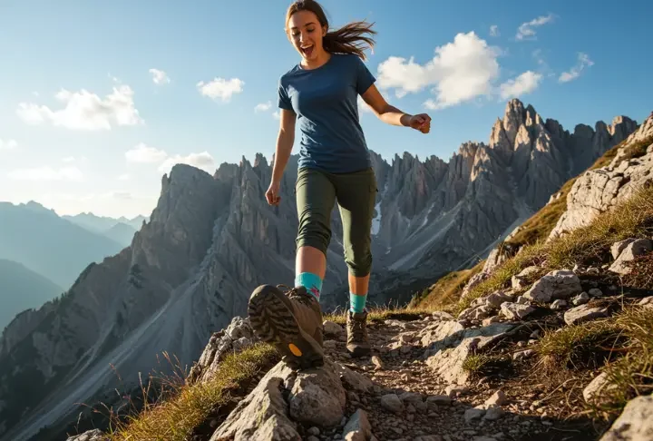 Various types of hiking socks, highlighting the essential guide to choosing the right ones.