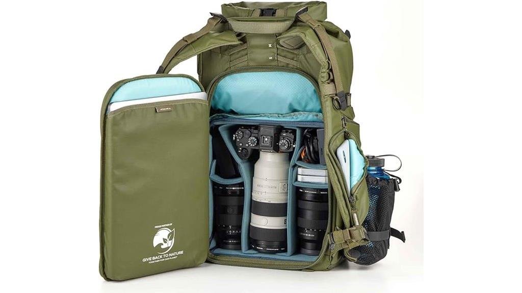 durable camera backpack features