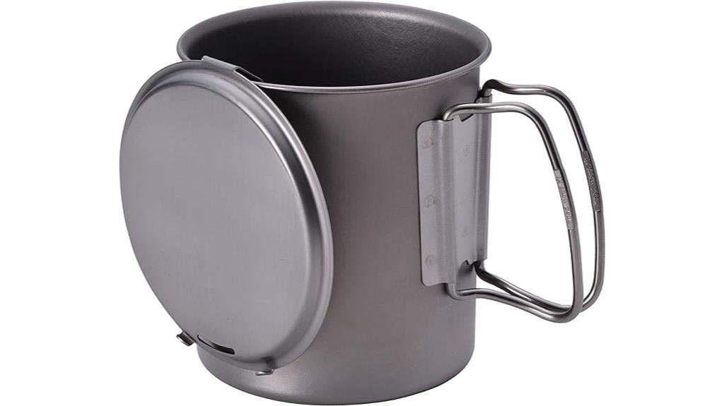 titanium nesting compact cookware