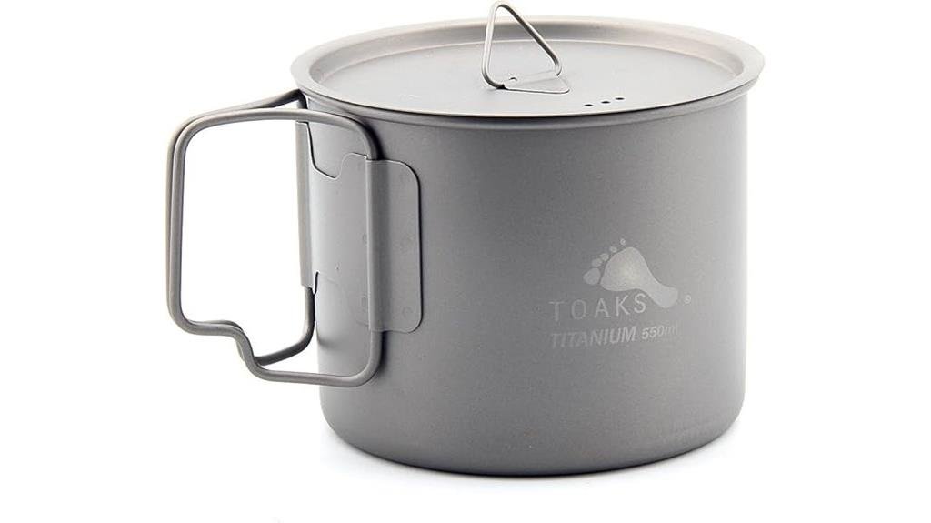 titanium pot ultralight durable