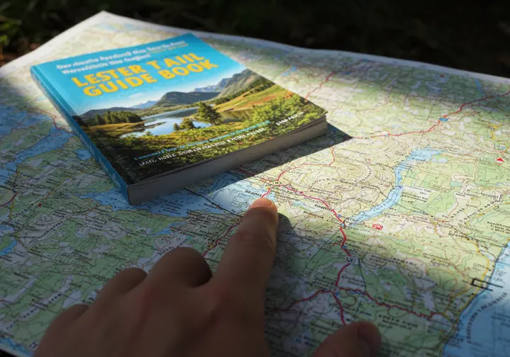 Exploring lesser-known trails: a regional trail map and specific guidebook encourage discovering new routes.