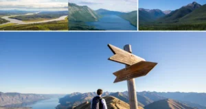 Which Storm King? A Hiker’s Guide to the Legendary Trails in NY, WA & CO A hiker stands at a crossroads, choosing between three paths leading to the distinct landscapes of the Storm King Mountain hikes in NY, WA, and CO.