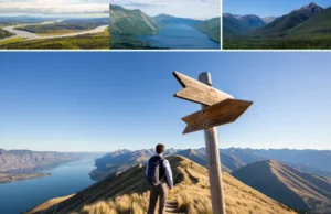 Which Storm King? A Hiker’s Guide to the Legendary Trails in NY, WA & CO A hiker stands at a crossroads, choosing between three paths leading to the distinct landscapes of the Storm King Mountain hikes in NY, WA, and CO.