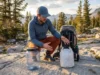 Bear Canisters vs Bags: Weight, Rules, & the Real Tradeoffs Backpacker comparing bear canister vs bear bag at High Sierra campsite