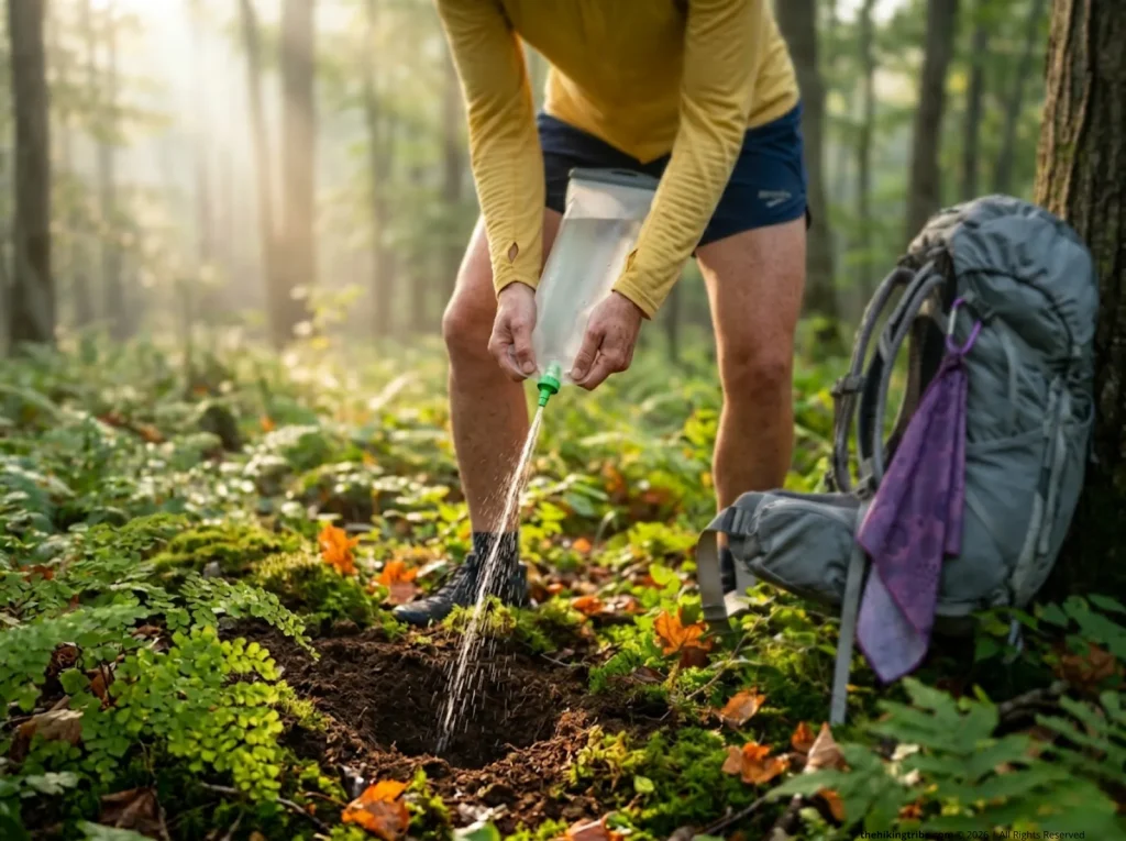TheHikingTribe backcountry bidet cathole system