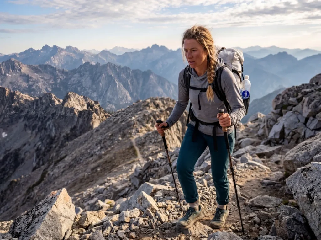 Famous long distance hikers who changed the sport on a steep rugged mountain trail.