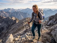 10 Famous Long Distance Hikers Who Changed the Sport Famous long distance hikers who changed the sport on a steep rugged mountain trail.