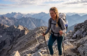 10 Famous Long Distance Hikers Who Changed the Sport Famous long distance hikers who changed the sport on a steep rugged mountain trail.