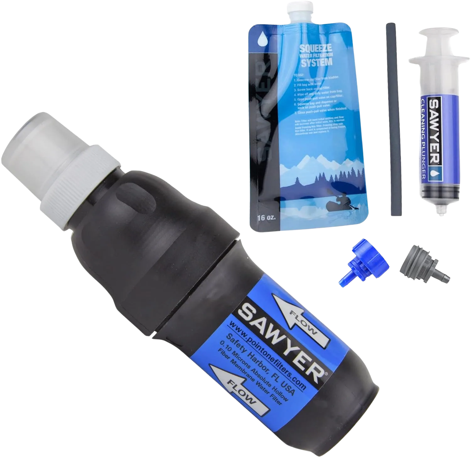 Sawyer Squeeze with Inline Hydration Adapter Kit