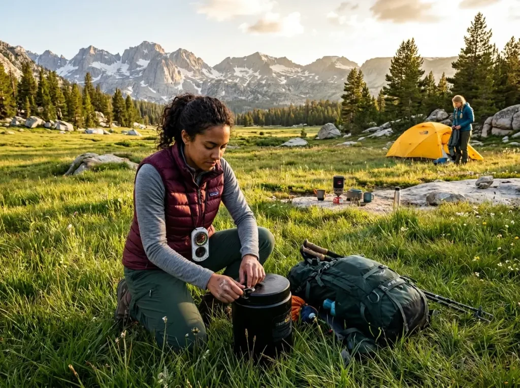 Prevent a bear encounter what to do black vs grizzly backcountry 100 yard triangle