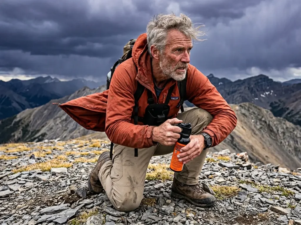 Preparing bear spray deployment for a bear encounter what to do black vs grizzly 