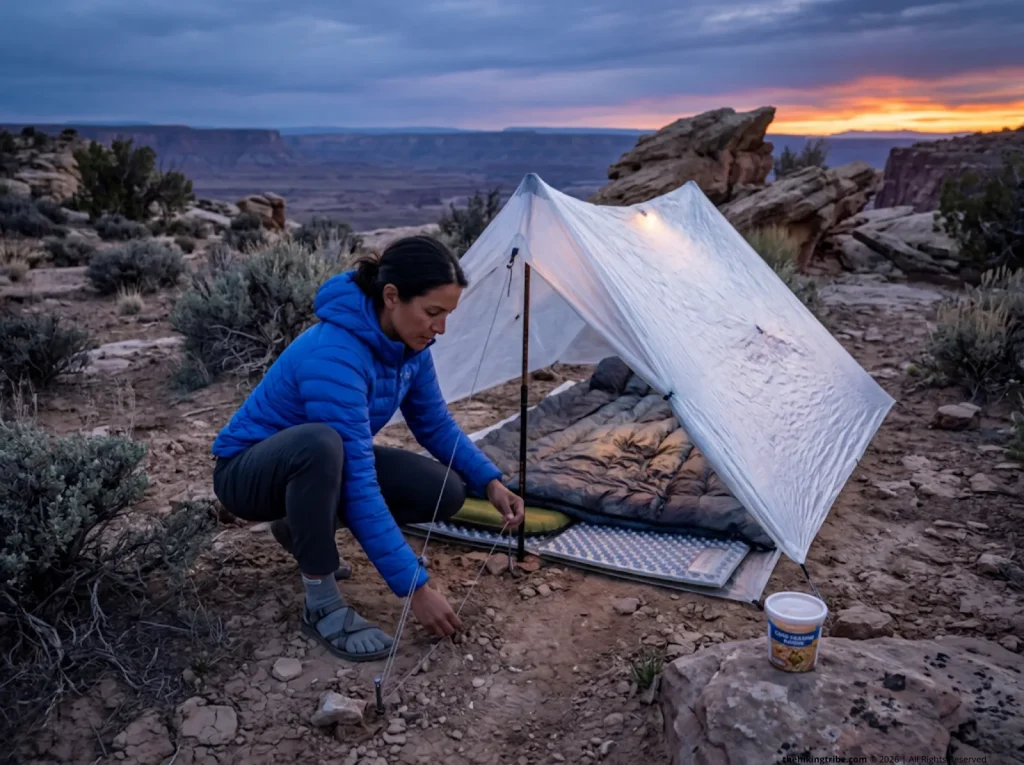 Ultralight engineering and quilt systems pioneered by famous long distance hikers who changed the sport.