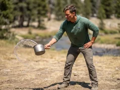 The Hidden Water Source Contamination Hikers Can Prevent A hiker prevents water source contamination by correctly broadcasting greywater.