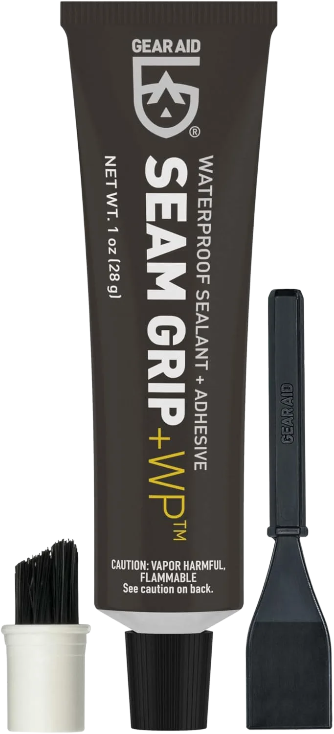 GEAR AID Seam Grip WP urethane seam sealer tube for PU-coated tent seams
