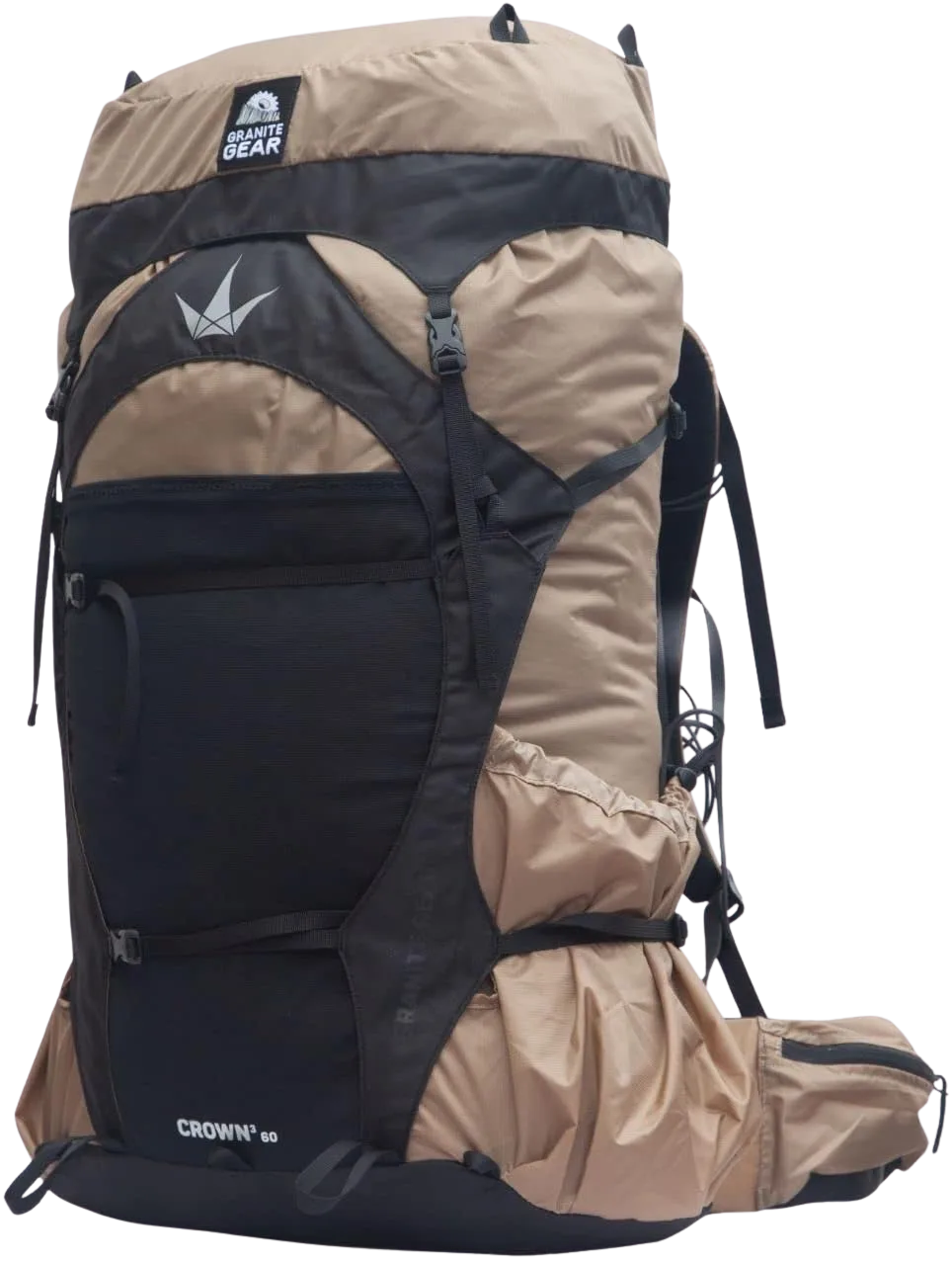 Granite Gear Crown3 60 ultralight backpack with removable lid and frame sheet