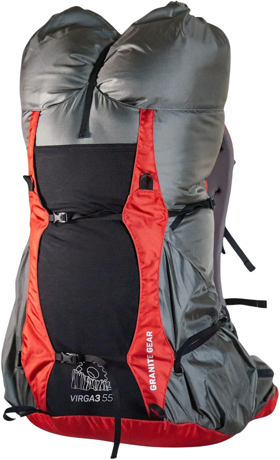 Granite Gear Virga3 55 frameless ultralight backpack for low base weights