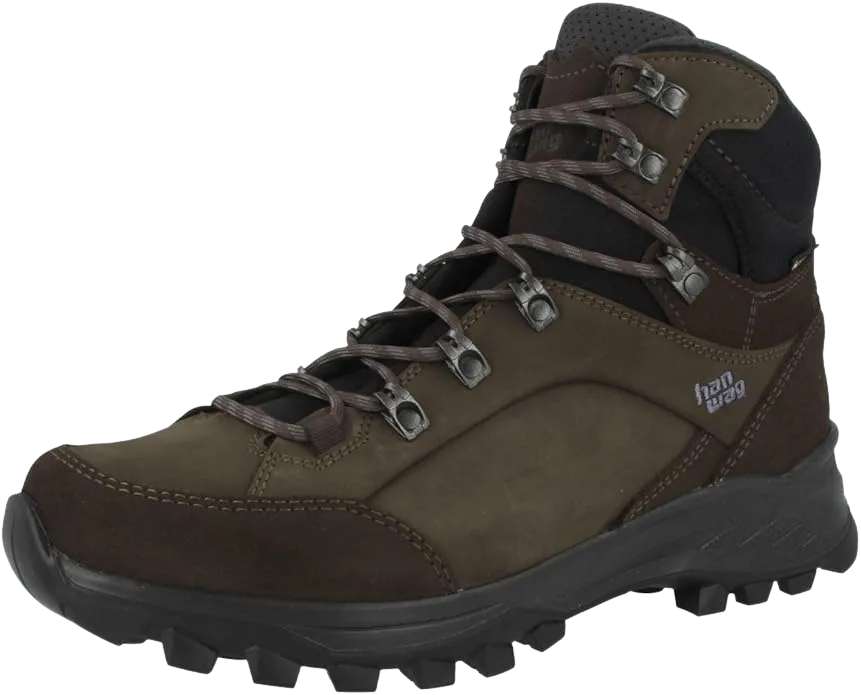 Hanwag Banks GTX men's wide-fit nubuck leather hiking boot