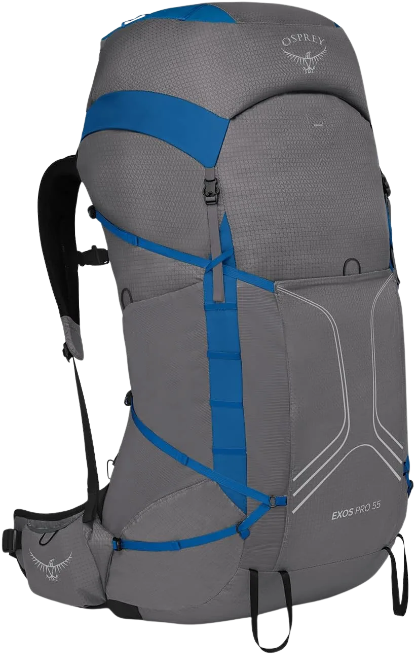Osprey Exos Pro 55 sub-2-pound ultralight backpack in NanoFly fabric