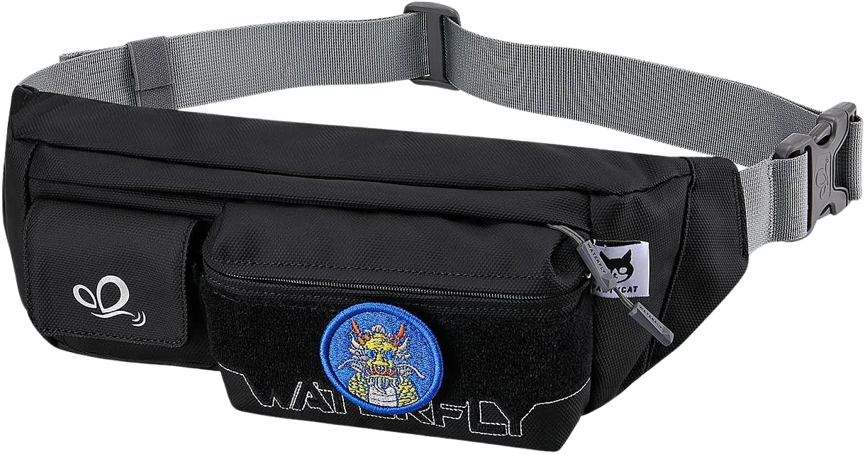 Waterfly fanny pack hip pack for casual hiking storage