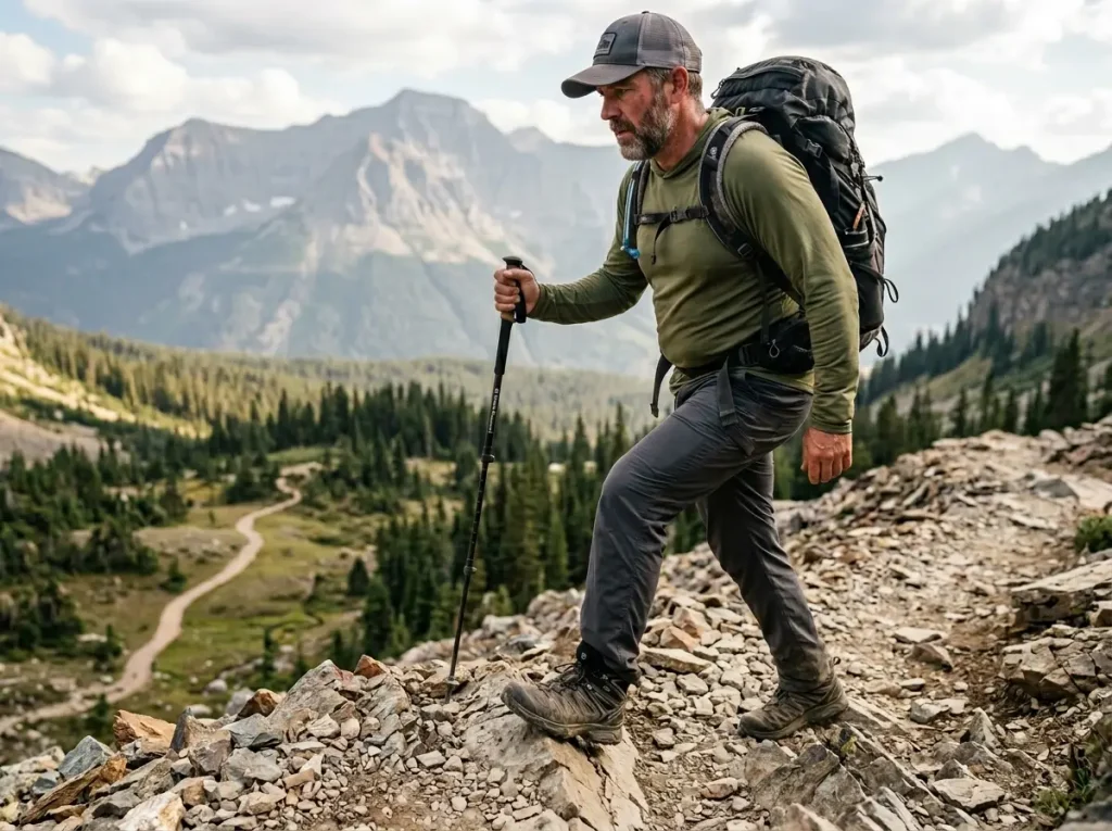 Hiking terrain type guide — boots for rocky mountain trail vs groomed forest path
