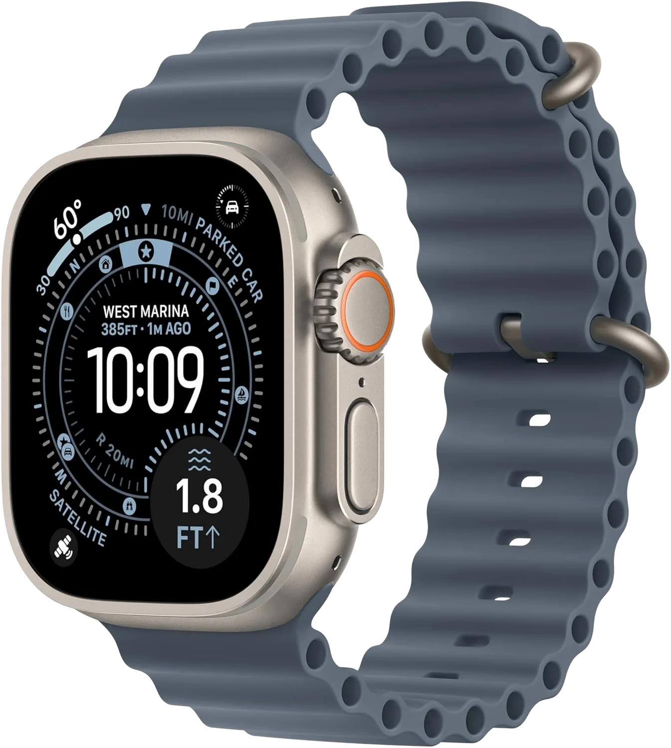 Apple Watch Ultra 3 hiking watch with satellite SOS for iPhone users