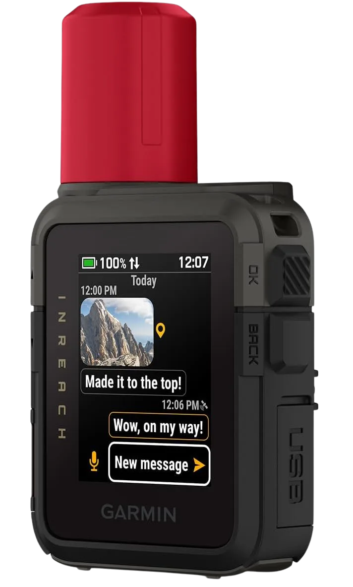 Garmin inReach Mini 3 Plus satellite messenger with two-way texting and SOS for hikers