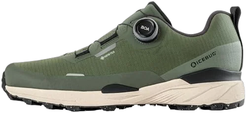 Icebug Rover 2 GTX waterproof trail sneaker with BOA fit system and RB9X rubber