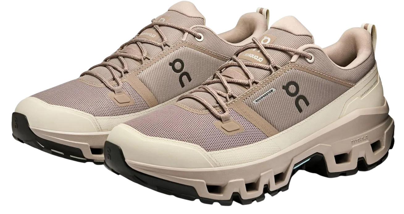 On Cloudrock Low Waterproof hiking shoe with sleek modern profile