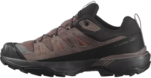 Salomon X Ultra 360 Leather GTX women's low-cut hiking shoe for stable trail descents