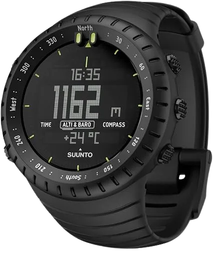 Suunto Core ABC watch with altimeter barometer compass and no GPS