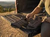 Hiking Shoes vs Hiking Boots Which Wins Where Hiking shoes vs hiking boots side by side on a truck tailgate at a trailhead