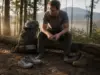 Trail Runners vs Hiking Boots What Pack Weight Decides Trail runners and hiking boots side by side at a campsite, the backpacking footwear decision