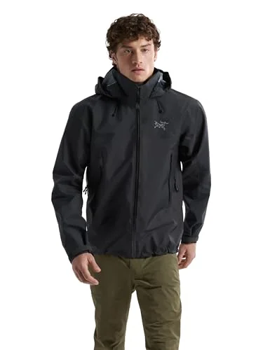 Arc'teryx Beta AR Jacket in Gore-Tex Pro, a 3-layer alpine shell with reinforced shoulders for backpacking