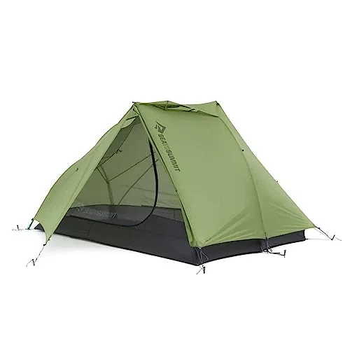 Sea to Summit Alto TR2 semi-freestanding tent showing the Tension Ridge pole architecture and high peak height