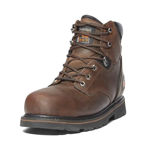 Timberland PRO Pit Boss Steel Toe 6 inch men's boot for job-site walking